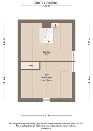 Floorplan - Middelkoop 58, 4245 TV Leerbroek